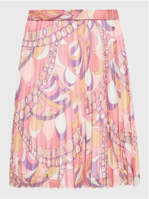 chiffon pleated wrap skirt GUESS | J6GD21 WA2T0P33Y